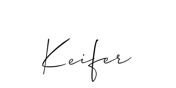 if you are searching for the best signature style for your name Keifer. so please give up your signature search. here we have designed multiple signature styles  using Allison_Script. Keifer signature style 2 images and pictures png