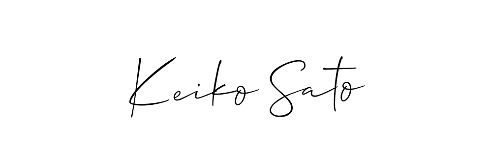 Similarly Allison_Script is the best handwritten signature design. Signature creator online .You can use it as an online autograph creator for name Keiko Sato. Keiko Sato signature style 2 images and pictures png