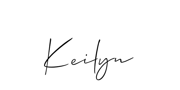 Use a signature maker to create a handwritten signature online. With this signature software, you can design (Allison_Script) your own signature for name Keilyn. Keilyn signature style 2 images and pictures png