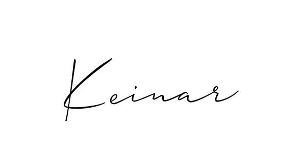 Use a signature maker to create a handwritten signature online. With this signature software, you can design (Allison_Script) your own signature for name Keinar. Keinar signature style 2 images and pictures png