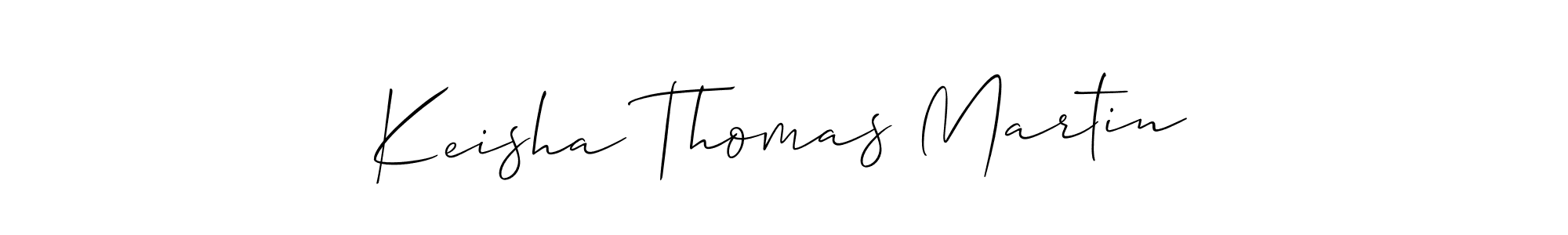 if you are searching for the best signature style for your name Keisha Thomas Martin. so please give up your signature search. here we have designed multiple signature styles  using Allison_Script. Keisha Thomas Martin signature style 2 images and pictures png