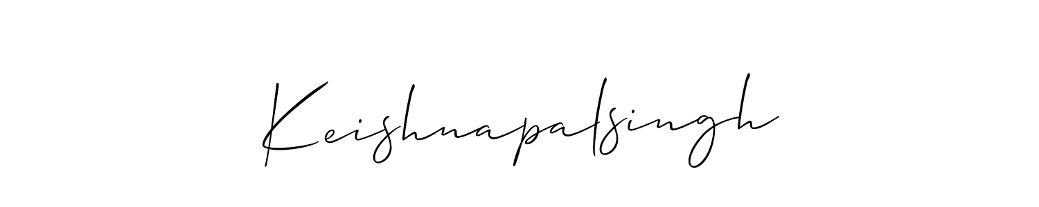if you are searching for the best signature style for your name Keishnapalsingh. so please give up your signature search. here we have designed multiple signature styles  using Allison_Script. Keishnapalsingh signature style 2 images and pictures png
