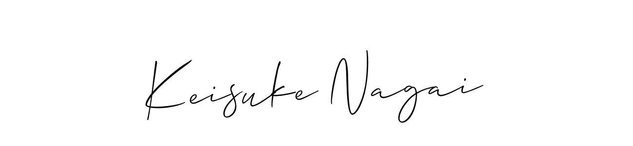 This is the best signature style for the Keisuke Nagai name. Also you like these signature font (Allison_Script). Mix name signature. Keisuke Nagai signature style 2 images and pictures png