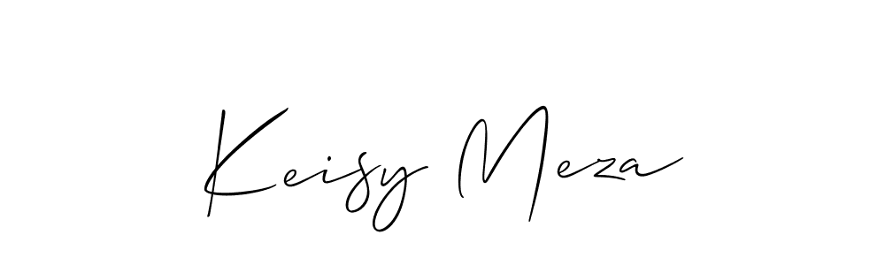 Best and Professional Signature Style for Keisy Meza. Allison_Script Best Signature Style Collection. Keisy Meza signature style 2 images and pictures png