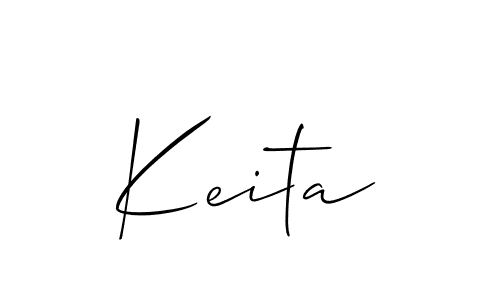 Also we have Keita name is the best signature style. Create professional handwritten signature collection using Allison_Script autograph style. Keita signature style 2 images and pictures png