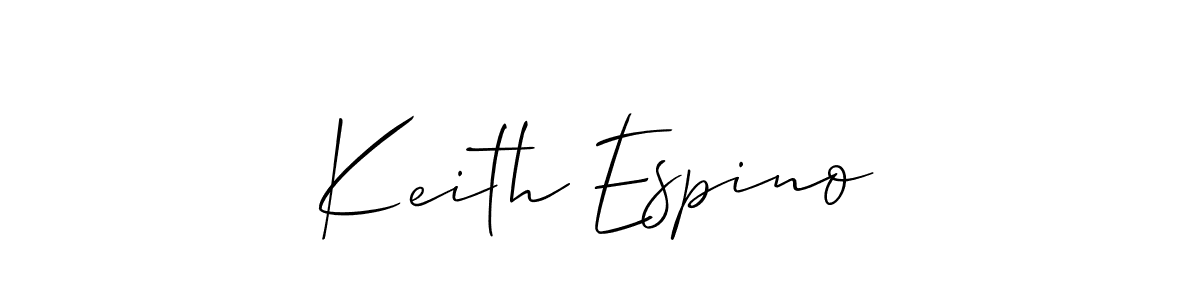 How to Draw Keith Espino signature style? Allison_Script is a latest design signature styles for name Keith Espino. Keith Espino signature style 2 images and pictures png