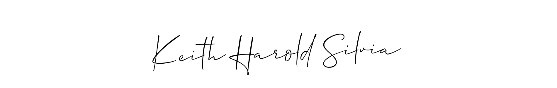 It looks lik you need a new signature style for name Keith Harold Silvia. Design unique handwritten (Allison_Script) signature with our free signature maker in just a few clicks. Keith Harold Silvia signature style 2 images and pictures png