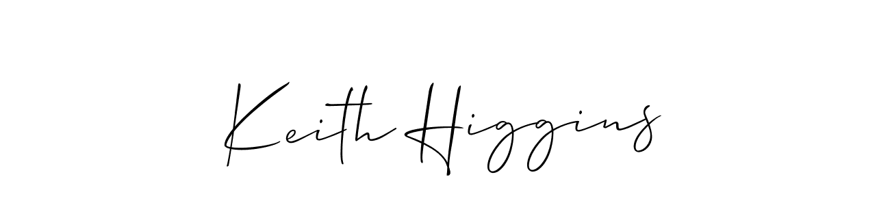How to make Keith Higgins signature? Allison_Script is a professional autograph style. Create handwritten signature for Keith Higgins name. Keith Higgins signature style 2 images and pictures png