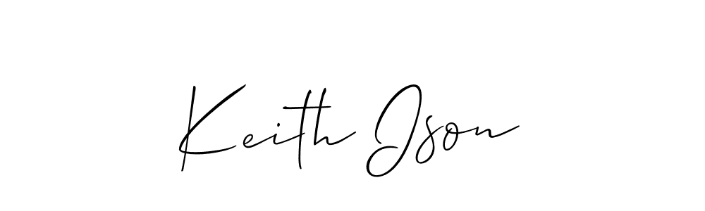 Create a beautiful signature design for name Keith Ison. With this signature (Allison_Script) fonts, you can make a handwritten signature for free. Keith Ison signature style 2 images and pictures png