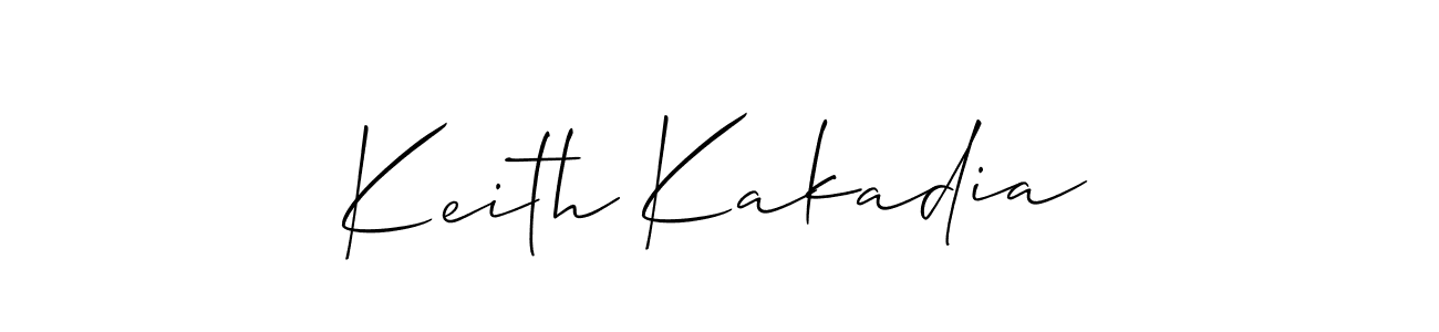 if you are searching for the best signature style for your name Keith Kakadia. so please give up your signature search. here we have designed multiple signature styles  using Allison_Script. Keith Kakadia signature style 2 images and pictures png