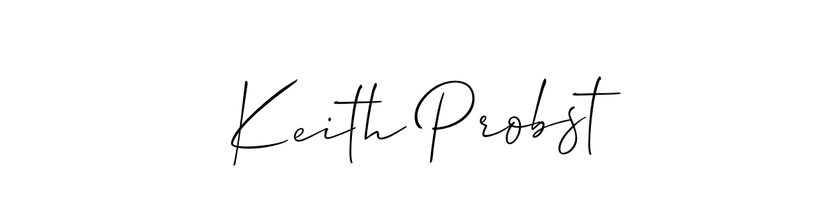 if you are searching for the best signature style for your name Keith Probst. so please give up your signature search. here we have designed multiple signature styles  using Allison_Script. Keith Probst signature style 2 images and pictures png