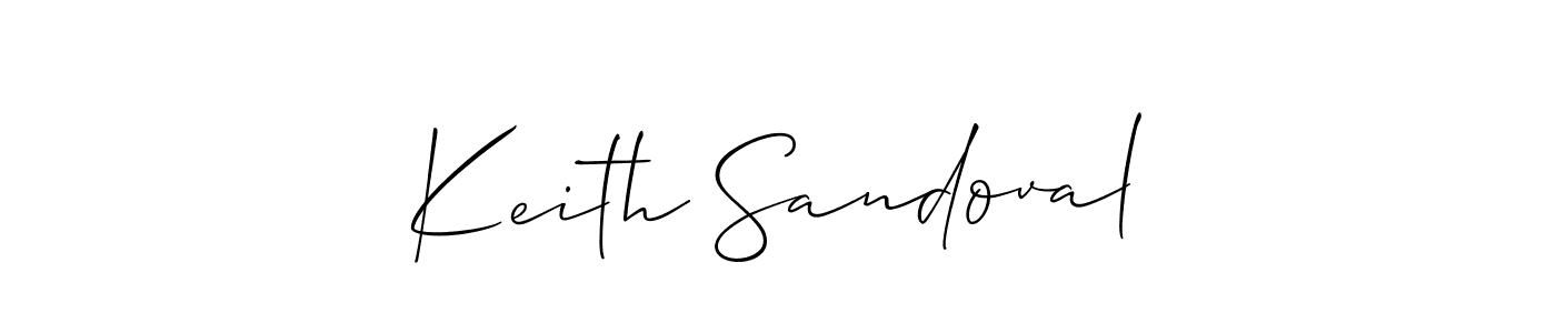 Make a short Keith Sandoval signature style. Manage your documents anywhere anytime using Allison_Script. Create and add eSignatures, submit forms, share and send files easily. Keith Sandoval signature style 2 images and pictures png