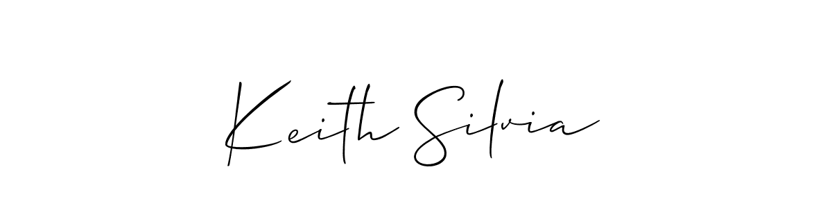 Design your own signature with our free online signature maker. With this signature software, you can create a handwritten (Allison_Script) signature for name Keith Silvia. Keith Silvia signature style 2 images and pictures png