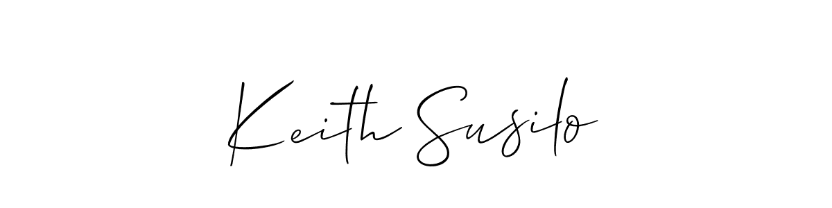 See photos of Keith Susilo official signature by Spectra . Check more albums & portfolios. Read reviews & check more about Allison_Script font. Keith Susilo signature style 2 images and pictures png