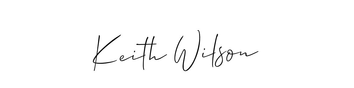 Use a signature maker to create a handwritten signature online. With this signature software, you can design (Allison_Script) your own signature for name Keith Wilson. Keith Wilson signature style 2 images and pictures png