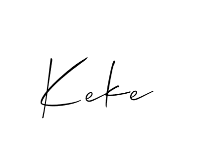 It looks lik you need a new signature style for name Keke. Design unique handwritten (Allison_Script) signature with our free signature maker in just a few clicks. Keke signature style 2 images and pictures png