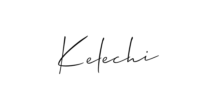 if you are searching for the best signature style for your name Kelechi. so please give up your signature search. here we have designed multiple signature styles  using Allison_Script. Kelechi signature style 2 images and pictures png