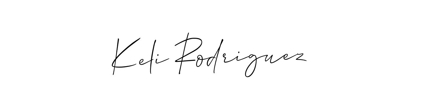 Once you've used our free online signature maker to create your best signature Allison_Script style, it's time to enjoy all of the benefits that Keli Rodriguez name signing documents. Keli Rodriguez signature style 2 images and pictures png