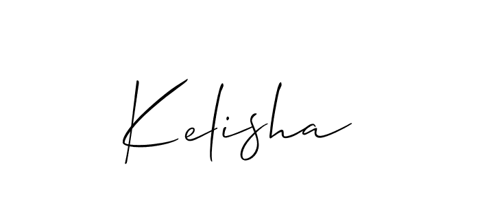 Make a beautiful signature design for name Kelisha. Use this online signature maker to create a handwritten signature for free. Kelisha signature style 2 images and pictures png