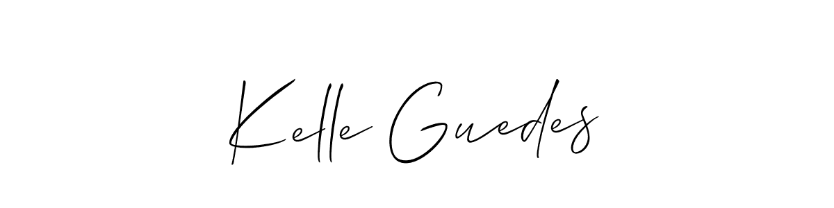 if you are searching for the best signature style for your name Kelle Guedes. so please give up your signature search. here we have designed multiple signature styles  using Allison_Script. Kelle Guedes signature style 2 images and pictures png