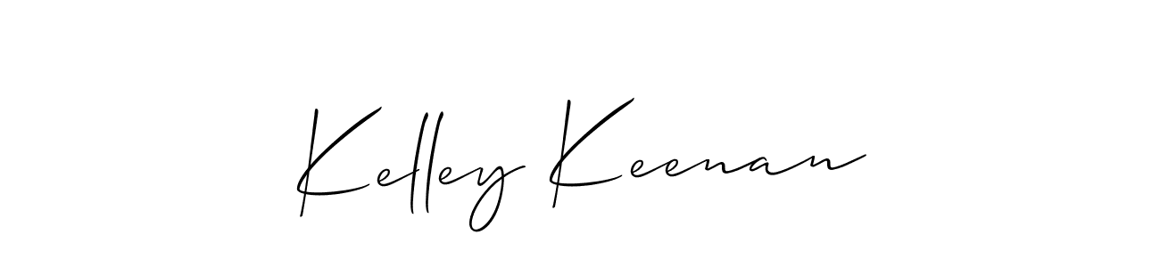 Create a beautiful signature design for name Kelley Keenan. With this signature (Allison_Script) fonts, you can make a handwritten signature for free. Kelley Keenan signature style 2 images and pictures png