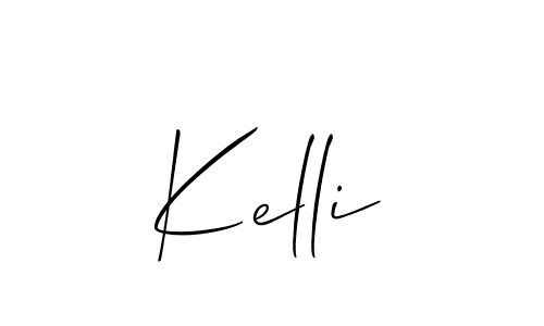 Kelli stylish signature style. Best Handwritten Sign (Allison_Script) for my name. Handwritten Signature Collection Ideas for my name Kelli. Kelli signature style 2 images and pictures png