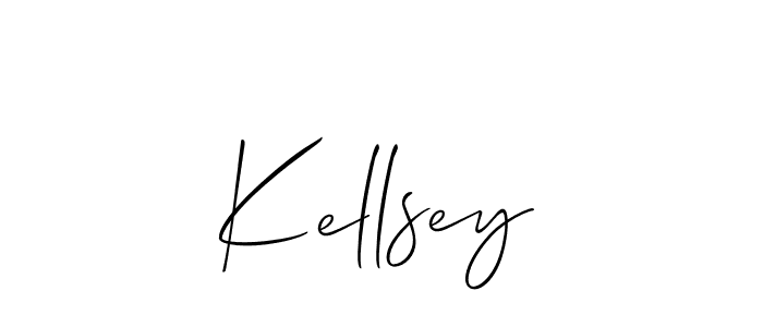 You should practise on your own different ways (Allison_Script) to write your name (Kellsey) in signature. don't let someone else do it for you. Kellsey signature style 2 images and pictures png