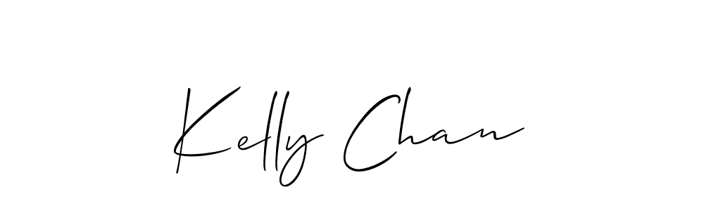 The best way (Allison_Script) to make a short signature is to pick only two or three words in your name. The name Kelly Chan include a total of six letters. For converting this name. Kelly Chan signature style 2 images and pictures png