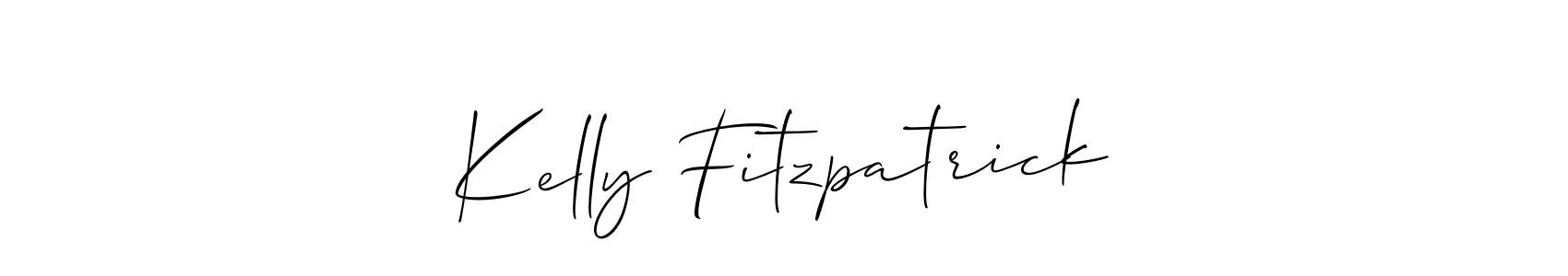 How to make Kelly Fitzpatrick signature? Allison_Script is a professional autograph style. Create handwritten signature for Kelly Fitzpatrick name. Kelly Fitzpatrick signature style 2 images and pictures png