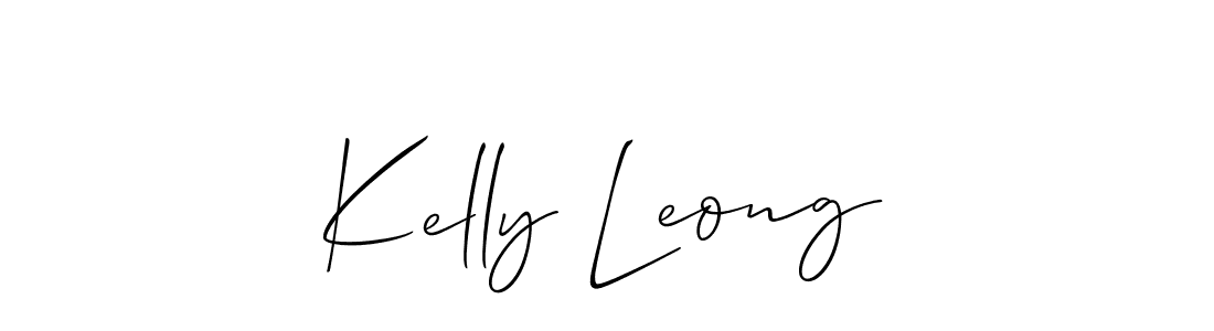 if you are searching for the best signature style for your name Kelly Leong. so please give up your signature search. here we have designed multiple signature styles  using Allison_Script. Kelly Leong signature style 2 images and pictures png