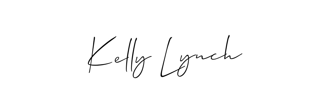 How to make Kelly Lynch name signature. Use Allison_Script style for creating short signs online. This is the latest handwritten sign. Kelly Lynch signature style 2 images and pictures png