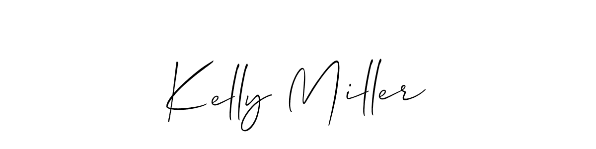Use a signature maker to create a handwritten signature online. With this signature software, you can design (Allison_Script) your own signature for name Kelly Miller. Kelly Miller signature style 2 images and pictures png