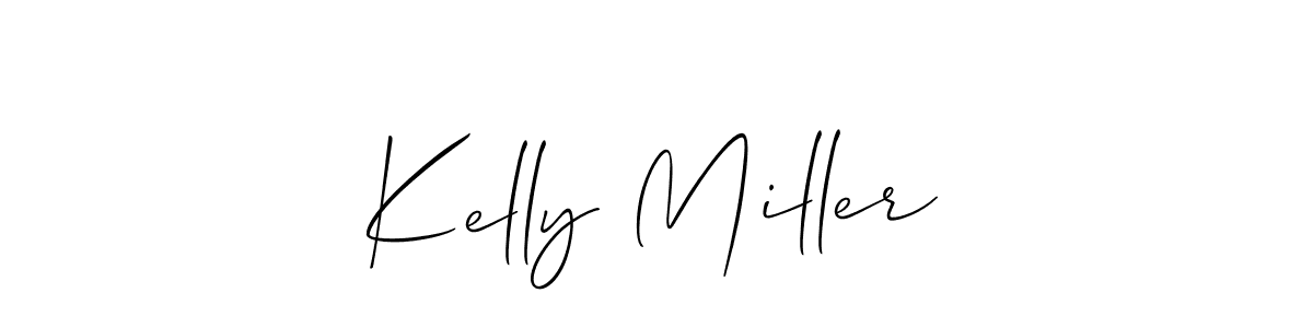 Design your own signature with our free online signature maker. With this signature software, you can create a handwritten (Allison_Script) signature for name Kelly Miller. Kelly Miller signature style 2 images and pictures png