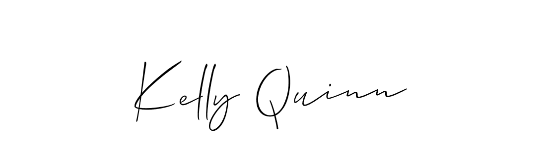 if you are searching for the best signature style for your name Kelly Quinn. so please give up your signature search. here we have designed multiple signature styles  using Allison_Script. Kelly Quinn signature style 2 images and pictures png