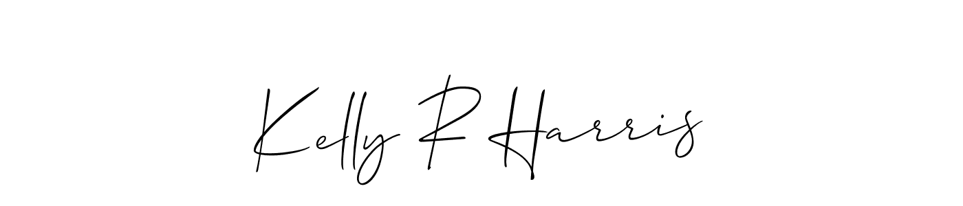 Make a beautiful signature design for name Kelly R Harris. Use this online signature maker to create a handwritten signature for free. Kelly R Harris signature style 2 images and pictures png