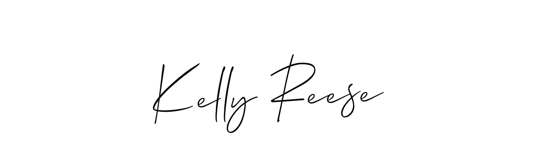 How to make Kelly Reese signature? Allison_Script is a professional autograph style. Create handwritten signature for Kelly Reese name. Kelly Reese signature style 2 images and pictures png