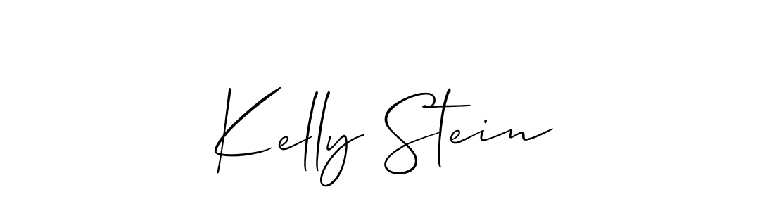 How to make Kelly Stein name signature. Use Allison_Script style for creating short signs online. This is the latest handwritten sign. Kelly Stein signature style 2 images and pictures png