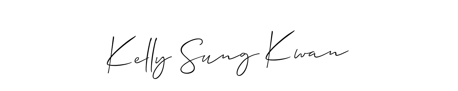 You can use this online signature creator to create a handwritten signature for the name Kelly Sung Kwan. This is the best online autograph maker. Kelly Sung Kwan signature style 2 images and pictures png