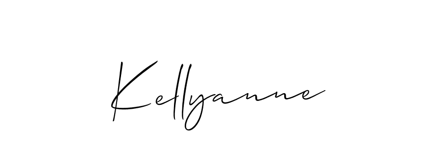 Kellyanne stylish signature style. Best Handwritten Sign (Allison_Script) for my name. Handwritten Signature Collection Ideas for my name Kellyanne. Kellyanne signature style 2 images and pictures png