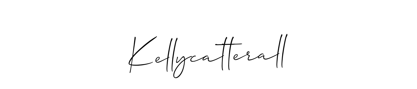Create a beautiful signature design for name Kellycatterall. With this signature (Allison_Script) fonts, you can make a handwritten signature for free. Kellycatterall signature style 2 images and pictures png