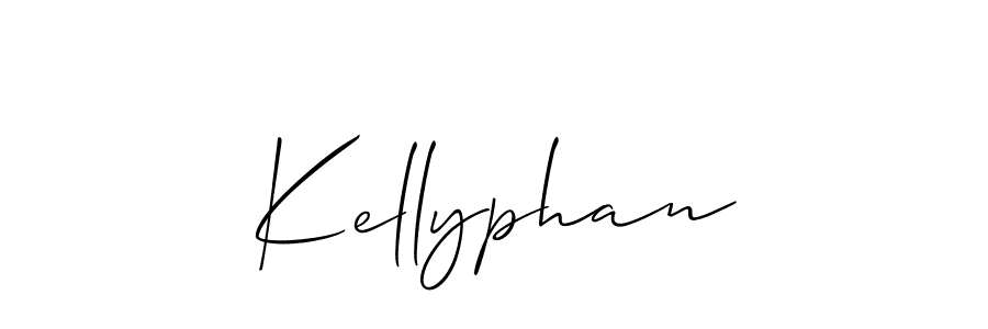 if you are searching for the best signature style for your name Kellyphan. so please give up your signature search. here we have designed multiple signature styles  using Allison_Script. Kellyphan signature style 2 images and pictures png