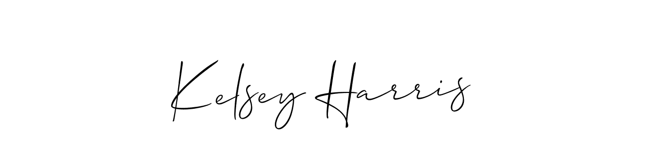Create a beautiful signature design for name Kelsey Harris. With this signature (Allison_Script) fonts, you can make a handwritten signature for free. Kelsey Harris signature style 2 images and pictures png