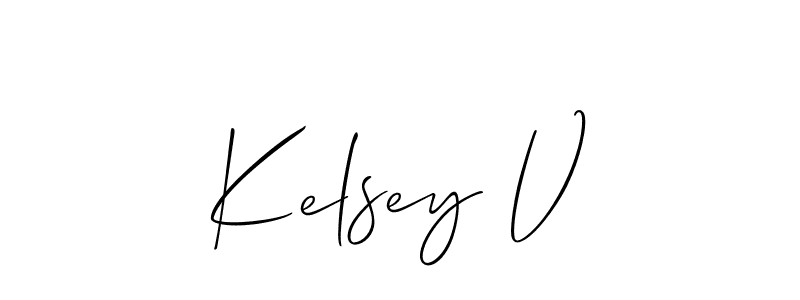 Check out images of Autograph of Kelsey V name. Actor Kelsey V Signature Style. Allison_Script is a professional sign style online. Kelsey V signature style 2 images and pictures png