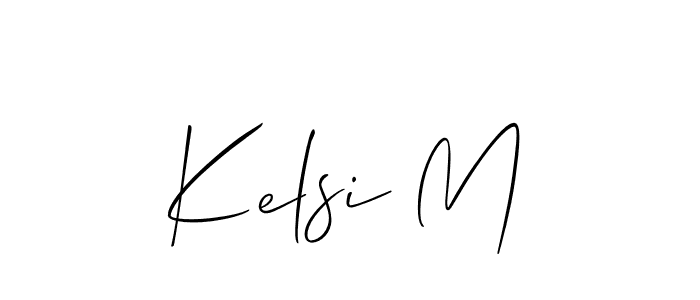 Check out images of Autograph of Kelsi M name. Actor Kelsi M Signature Style. Allison_Script is a professional sign style online. Kelsi M signature style 2 images and pictures png