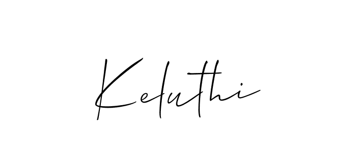 How to make Keluthi name signature. Use Allison_Script style for creating short signs online. This is the latest handwritten sign. Keluthi signature style 2 images and pictures png