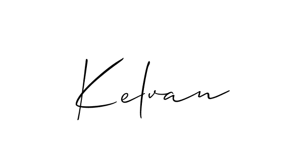 Also we have Kelvan name is the best signature style. Create professional handwritten signature collection using Allison_Script autograph style. Kelvan signature style 2 images and pictures png