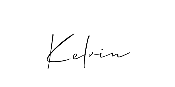 The best way (Allison_Script) to make a short signature is to pick only two or three words in your name. The name Kelvin include a total of six letters. For converting this name. Kelvin signature style 2 images and pictures png