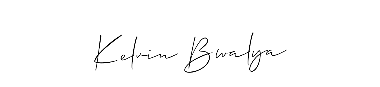 Once you've used our free online signature maker to create your best signature Allison_Script style, it's time to enjoy all of the benefits that Kelvin Bwalya name signing documents. Kelvin Bwalya signature style 2 images and pictures png