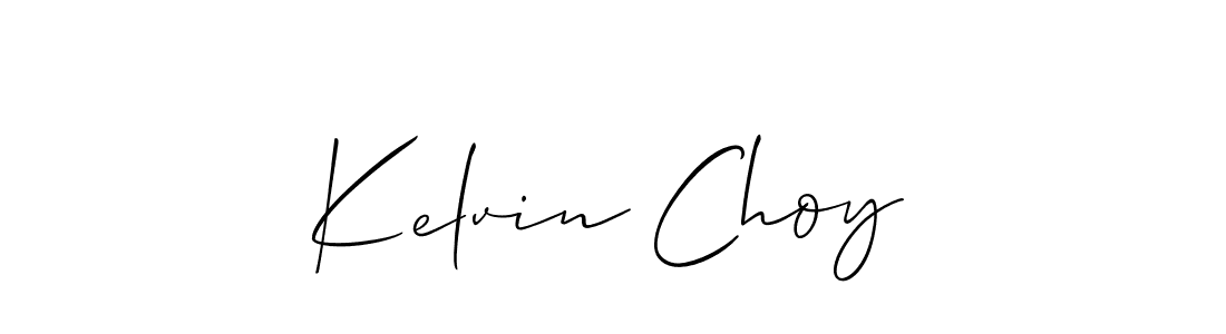 How to Draw Kelvin Choy signature style? Allison_Script is a latest design signature styles for name Kelvin Choy. Kelvin Choy signature style 2 images and pictures png