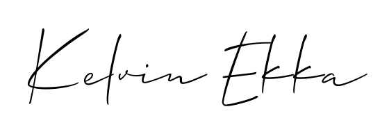 Explore multiple handwriting variations for Kelvin Ekka including this stunning Allison_Script design. Free to use across all platforms. Kelvin Ekka signature style 2 images and pictures png